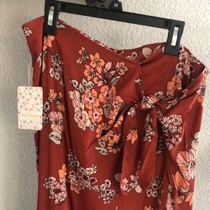 Free People Red Skirt